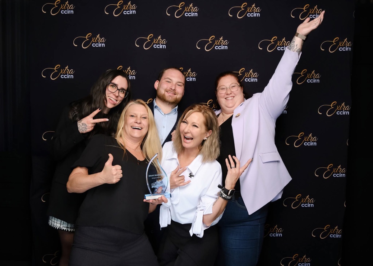 L'équipe Beauséjour célèbre un prix Extra CCIRN