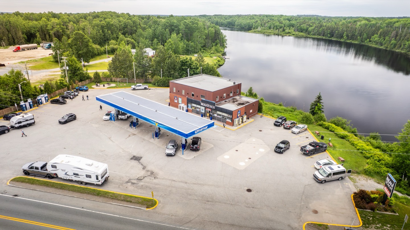 Vue aérienne d'une station Beauséjour